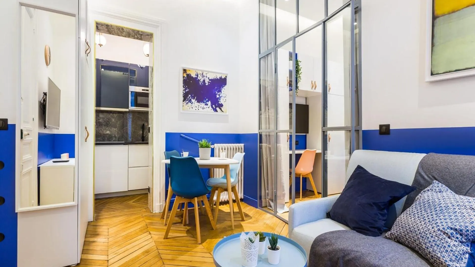 Moderne Apartment - 1Br 4P - Ac - Champs-Elysees Paris France